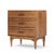Brown Ramseur Mid Century Walnut 3-Drawer Nightstands - Pair For Sale - Image 8 of 12