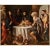 Alabaster 1955 After Louis Le Nain "The Pilgrims at Emmaus", Vintage Full-Color Print For Sale - Image 8 of 8