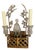 Gold Maison Bagues Attrib Gilded Tole and Frosted Glass Sconce For Sale - Image 8 of 10