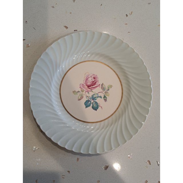 Traditional 1940s BurleighWare Dessert Plates - Set of 12 For Sale - Image 3 of 18