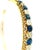 Vintage Sapphire and Diamond 14k Gold Bangle Bracelet, Circa 1950 For Sale - Image 17 of 17