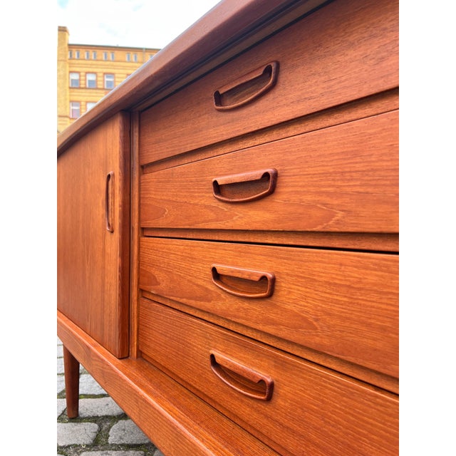 Wood Vintage Teak Sideboard from Bartels For Sale - Image 7 of 11