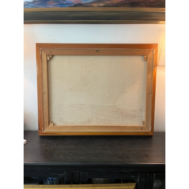 Nothing like a pop of Red, to bring any room to life! This painting is so warm and inviting. Looks like it was painted...