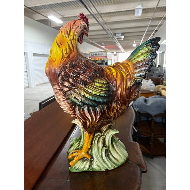 Modern Sur La Table Porcelain Rooster, 20th Century For Sale - Image 3 of 7