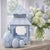 Blue & Tulip Pagoda Lantern, Medium For Sale - Image 4 of 5