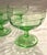 Anchor Hocking "Block Optic Green" Dessert cups or Champagne cups. Perfect for a Garden Party or special occasion. Great...