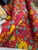 1990s Designers Guild Kasuti Fabric | Discontinued Bold Red Floral Cotton | 4.4 Yds For Sale - Image 5 of 6