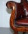 Regency Chesterfield Bordeaux Leather Porters Armchair in the Style of Gillows For Sale - Image 9 of 18