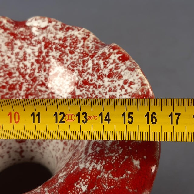 Vintage Ceramic Majolica Vase, 1960s For Sale - Image 12 of 14