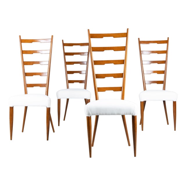 Vintage Chairs from Gio Ponti, 1940s, Set of 4 For Sale