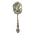 1905 Antique Hollywood Regency Neoclassical Silverplated Scalloped Shell Grape Cluster Serving Spoon For Sale