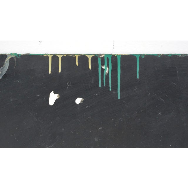 Plastic Reclaimed Belmont Racetrack Dining Room Dress Code Wall Sign For Sale - Image 7 of 7