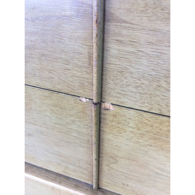Mid Century Modern Highboy Dresser With Limed Walnut Finish For Sale - Image 13 of 18