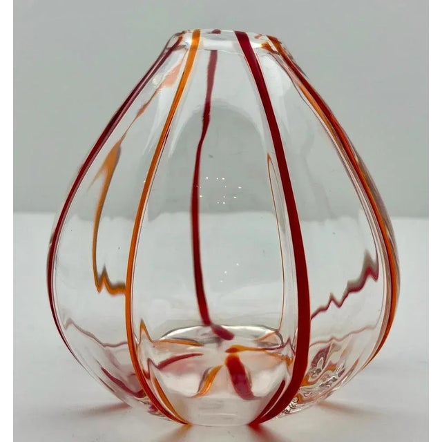 1930s Art Nouveau Vase in Glass attributed to Pallme Konig & Hagel, Austria, 1930s For Sale - Image 5 of 7