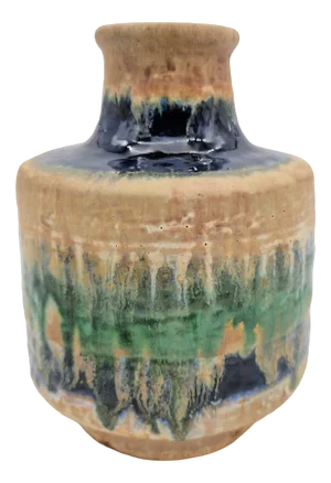 Ceramic Vase by F. Glatzle for Karlsruher Majolika, 1973