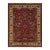 Red Bijar Persian Design Wool Rug With Floral Border, 8'2" X 10'10" For Sale