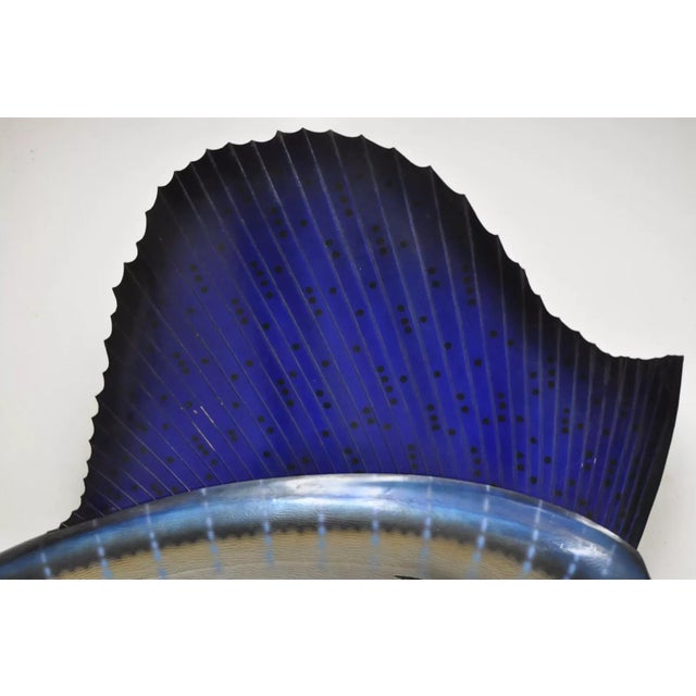 Large Vintage Taxidermy Replica Blue Marlin Sailfish Wall Mount For Sale - Image 4 of 12