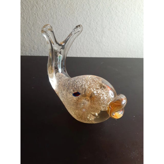 Vintage Murano Italy Hold Aventurine Yellow Glass Fish Figurine Chairish