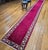 Red Vintage Persian Tabriz Long Runner, Hand-Knotted Wool, Open Field Pattern, Crimson Red & Ivory, 3x19 For Sale - Image 8 of 8