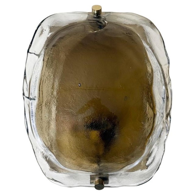 Amber and Clear Murano Glass Wall Light from Kaiser Idell, Germany, 1970s For Sale - Image 18 of 18