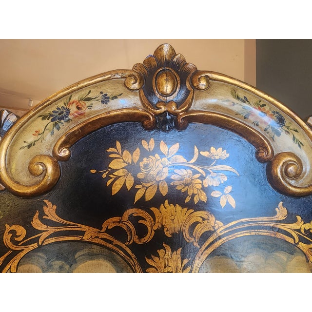 Beautifully hand painted, each bed with a different scene. These Heirloom beds will be the focal point of the room. One of...
