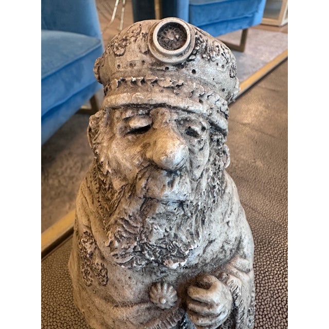 Charles Bragg Vintage Signed Charles Bragg Plaster Sculpture - Satirical Cleric or Rabbi Figurine For Sale - Image 4 of 6