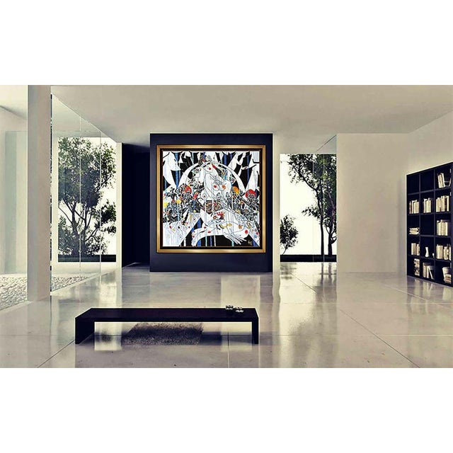Message us to inquire about custom framing options! (Included for free with every purchase) It is of impressive...