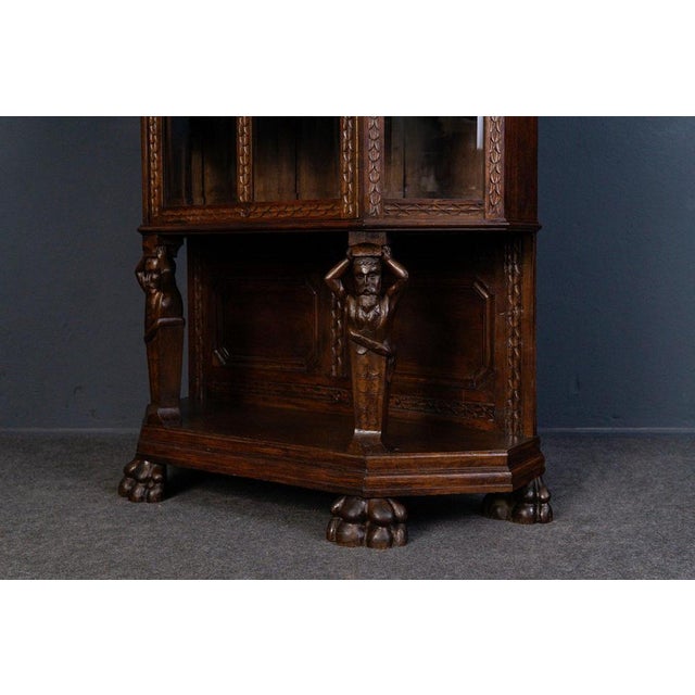 Showcase Cupboard, Early 20th Century For Sale - Image 12 of 16