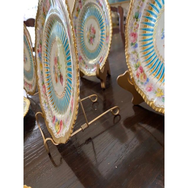 Ceramic Early 19th Century English Hammersley Porcelain Decorative Plate For Sale - Image 7 of 9