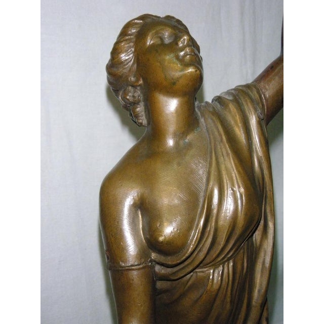 Allegorical Figure, 19th Century, Bronze For Sale - Image 4 of 18