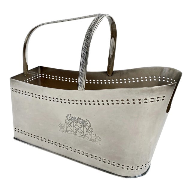 English Barker Ellis Silver Wine Server For Sale