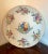 Ceramic Charles Ahrenfeldt Saxe Porcelain Charger With Hand Painted Flowers and Crest, Armorial For Sale - Image 7 of 7