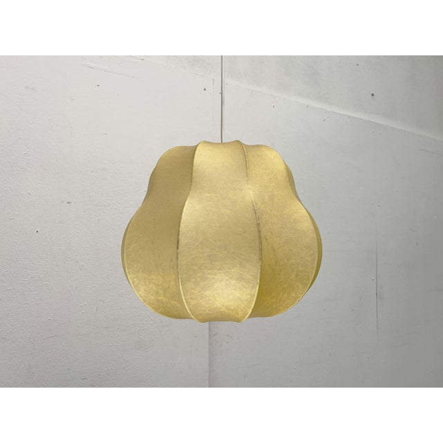 Mid-Century Modern Cocoon Pendant Lamp by Friedel Wauer for Goldkant Leuchten, 1960s For Sale - Image 13 of 18