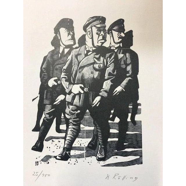Karl Rössing, Where are the Leftists?, 1929, Lithograph For Sale - Image 13 of 13