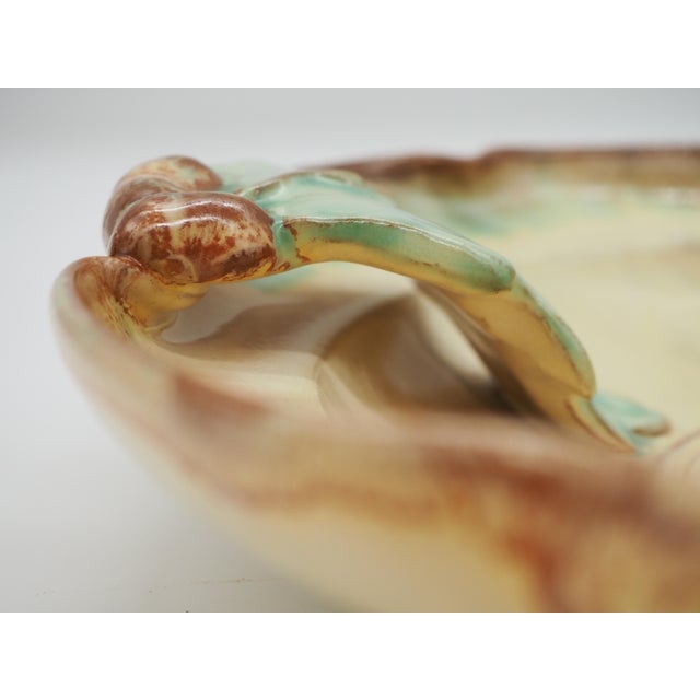 Ceramic Ceramic Fruit Bowl by Christer Heijl for Töreboda Keramik, Sweden, 1930s For Sale - Image 7 of 11