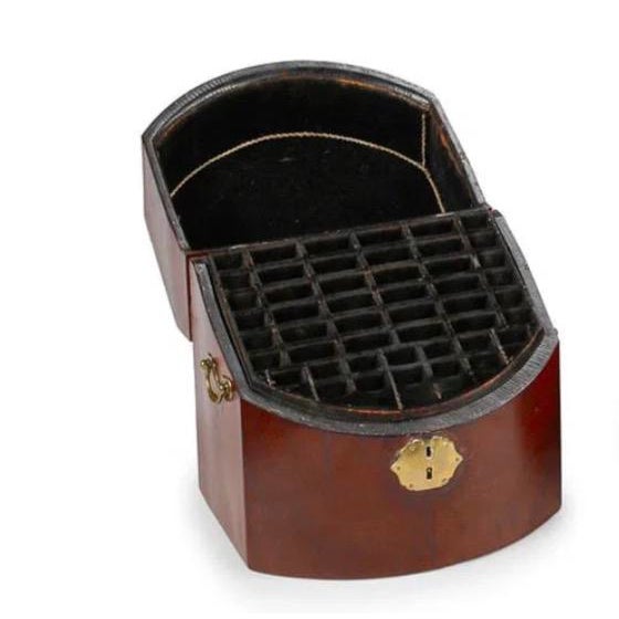 Antique English Mahogany Knife Box.