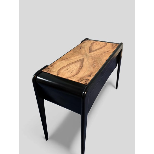 Italian Art Deco Ebonized Coffee Table, 1940s For Sale - Image 14 of 18