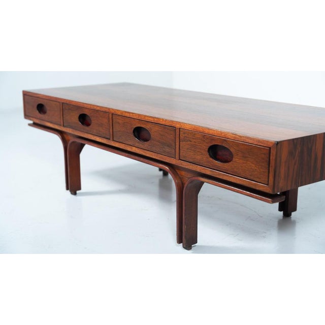 Mid-Century Modern Wooden Coffee Table by Gianfranco Frattini for Bernini, 1960s For Sale - Image 18 of 18