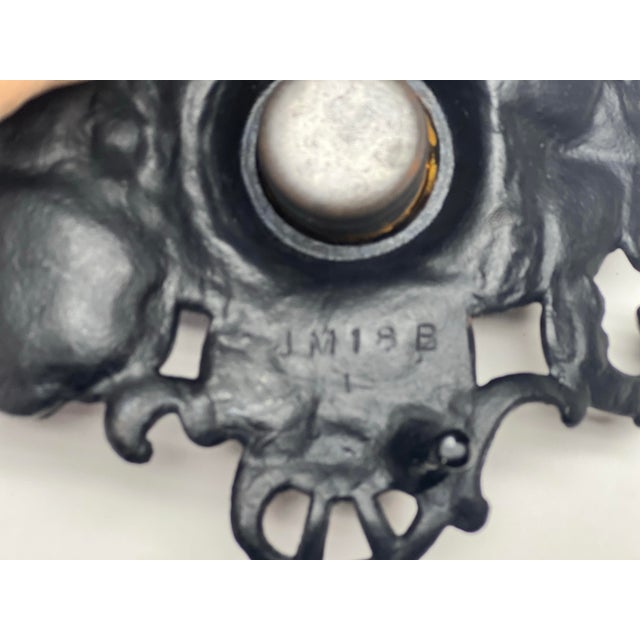 Vintage Ornate Cast Iron Inkwell For Sale - Image 9 of 12