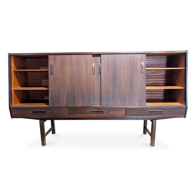 1950s 1950s Rosewood Credenza For Sale - Image 5 of 6