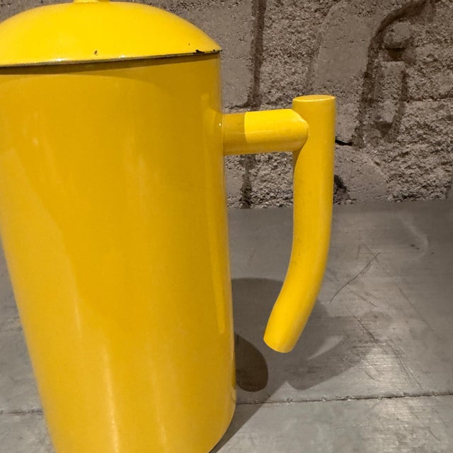 Frieling Double-Walled Stainless Steel French Press Coffee Maker Sunshine Yellow For Sale - Image 4 of 12