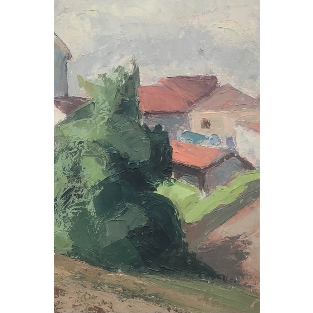 Geneviève Mégevand, Paysage rural, Oil on Canvas, Framed For Sale - Image 5 of 10