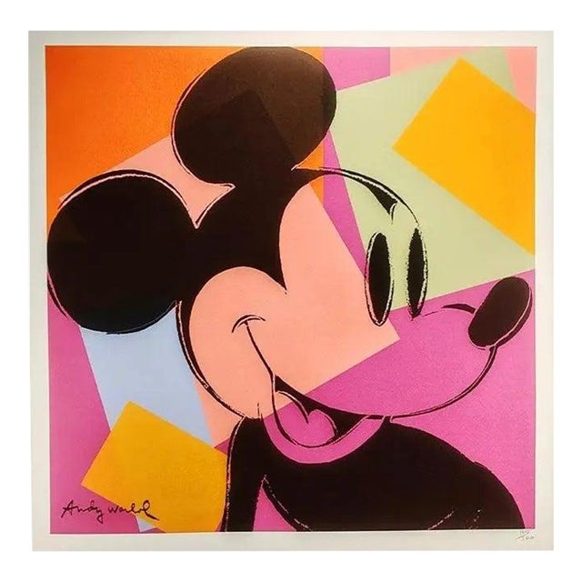 1980s After Andy Warhol, Mickey Mouse, Lithograph For Sale