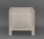 Modern Frosted Resin Low Side Table or Stool. 13.25" H x 13.75" W x 13.75" D. Provenance: From a 35 Sutton Place Estate.