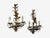 1950sFrench Marie Therese Style, Cherub Wall Sconces, Gilt-Brass, Crystal - a Pair For Sale In New York - Image 6 of 12