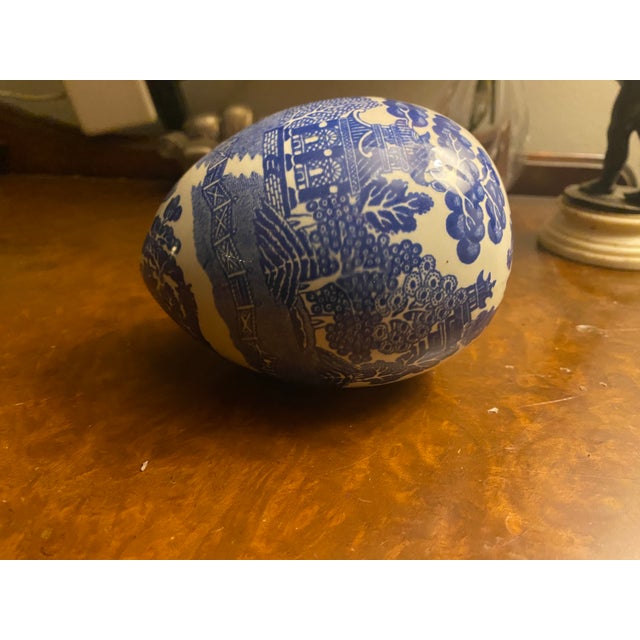 Vintage John Ffrench Arklow Studio Pottery Egg For Sale - Image 10 of 10