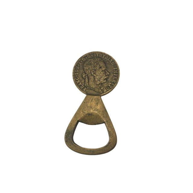 1950s Brass Coin-Operated Bottle Opener by Carl Auböck for Werkstätte Carl Auböck, Austria, 1950s For Sale - Image 5 of 5