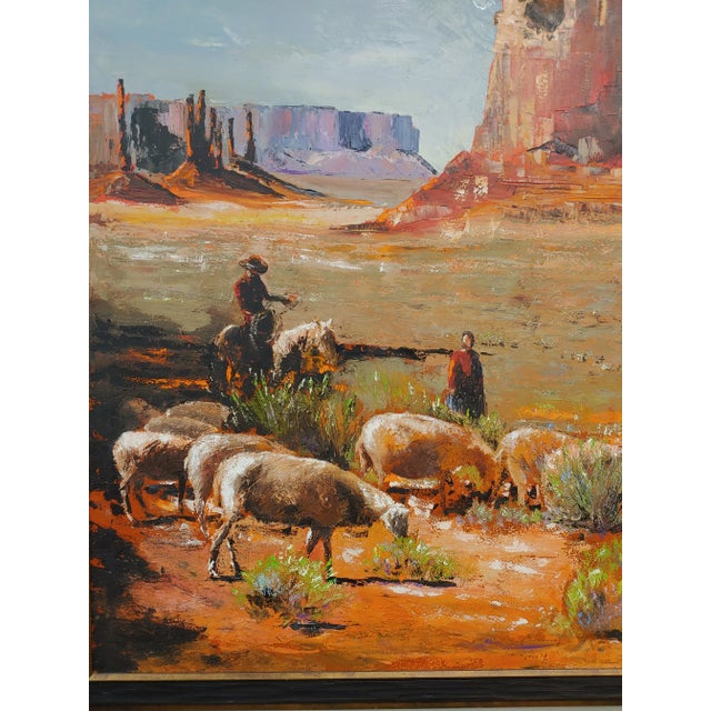 Here's a beautiful large scale oil on canvas painting by noted artist Florence Winn (1928-2023), Upstate New York artist...