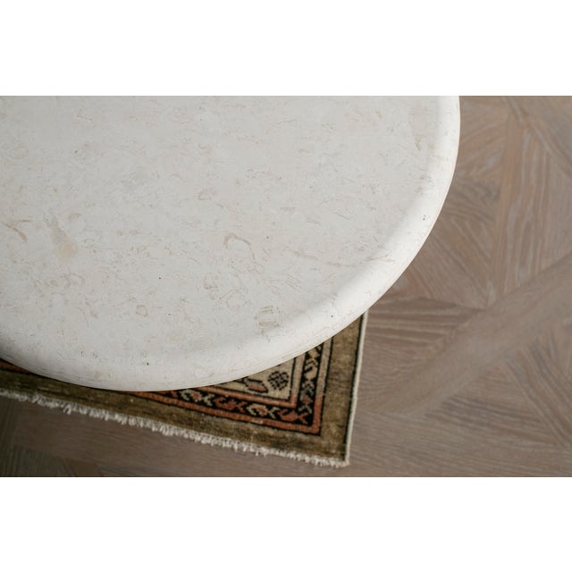 White Italian Marble Side Tables For Sale - Image 8 of 9