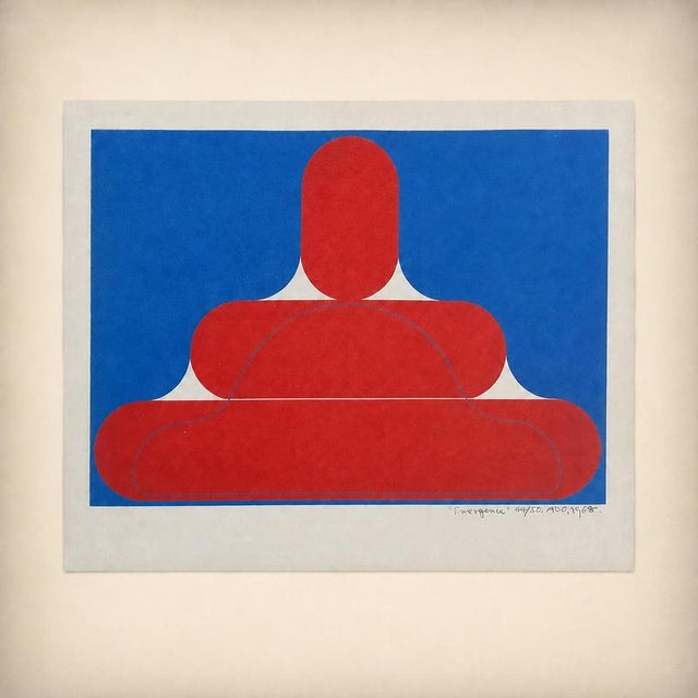 Ado Sato, Emergence, 1968, Print For Sale - Image 4 of 4